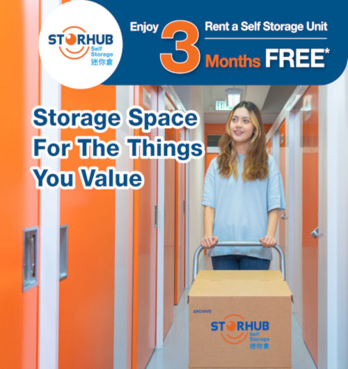 StorHub Hung Hom Promotion | Up to Three Months Storage FREE + FREE Transportation